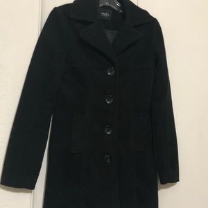 Size S Black Peacoat by Becool